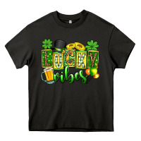 Asphalt St. Patrick's Lucky vibes Heavy Core Tee - OliviaCreatesArt