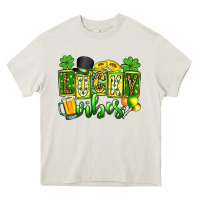 Cream St. Patrick's Lucky vibes Heavy Core Tee - OliviaCreatesArt