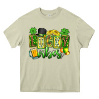 Mossy St. Patrick's Lucky vibes Heavy Core Tee - OliviaCreatesArt