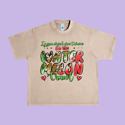 Watermelon Crawl Urban Heavy Tee Designed By Jasminsmagicworld