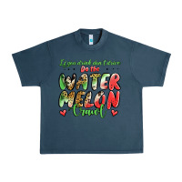 Midnight Navy Watermelon Crawl Urban Heavy Tee - Jasminsmagicworld
