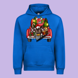 Christmas Truck Urban Hoodie Designed By Ranaportraitstore