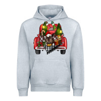 Heather Grey christmas truck Urban Hoodie - RanaPortraitStore