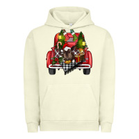 Pigment Pistachio christmas truck Urban Hoodie - RanaPortraitStore