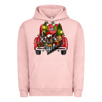 Pigment Salmon christmas truck Urban Hoodie - RanaPortraitStore