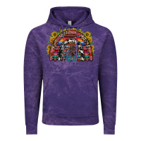 Cloud Purple mexican rainbow Vintage Hoodie - RacoonDesign