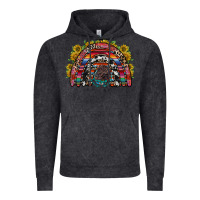Vintage Black mexican rainbow Vintage Hoodie - RacoonDesign