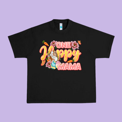 One Hoppy Mama Mother's Day Urban Heavy Tee Designed By Lillyallendesigns