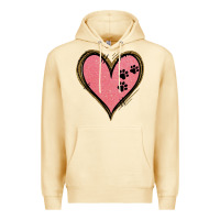 Pina Colada Pink Glitter Heart Premium Hoodie - Jasminsmagicworld
