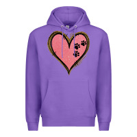 Purple Pink Glitter Heart Premium Hoodie - Jasminsmagicworld