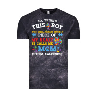 Cloud Black LIL Autism Mom Vintage Tee - CowhideDigitalArt