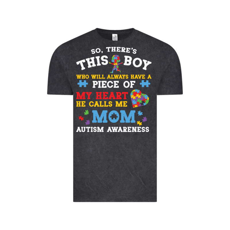 Lil Autism Mom Vintage Tee by CowhideDigitalArt | Teevron