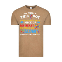 Vintage Coffee LIL Autism Mom Vintage Tee - CowhideDigitalArt