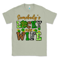 Matcha St. Patrick's Somebody’s lucky ass wife Classic Tee - OliviaCreatesArt
