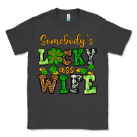 Smoke St. Patrick's Somebody’s lucky ass wife Classic Tee - OliviaCreatesArt
