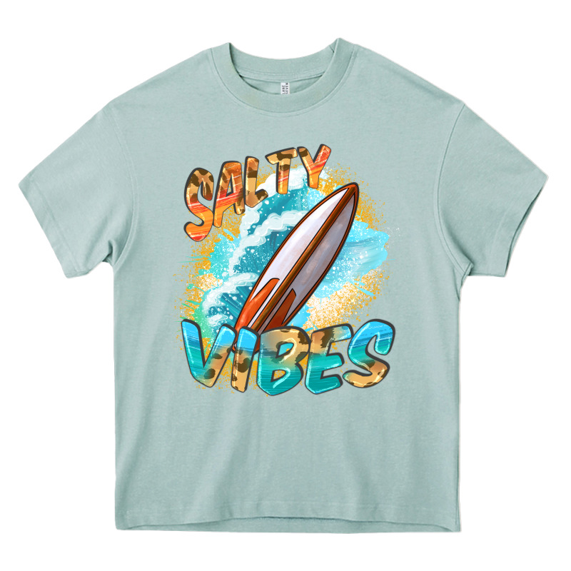 Salty Vibes Heavy Core Tee by FaDigitalArtStudio | Teevron
