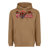 Toasted Coconut valentine's day mama black highland cow Heavyweight Hoodie - RanaPortraitStore