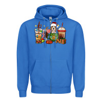 True Royal Christmas coffee cups with Beagle Zipper Hoodie - RanaPortraitStore