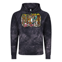Cloud Black mini western Vintage Hoodie - RacoonDesign