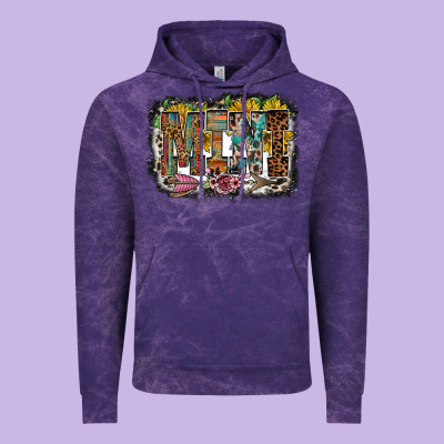Mini Western Vintage Hoodie Designed By Racoondesign
