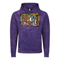 Cloud Purple mini western Vintage Hoodie - RacoonDesign