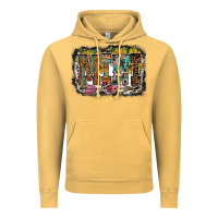 Vintage Mustard mini western Vintage Hoodie - RacoonDesign