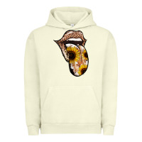 Pigment Pistachio Leopard Sunflower Tongue Urban Hoodie - Jasminsmagicworld