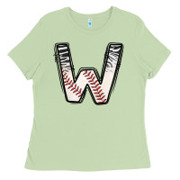 Matcha Baseball Alphabet Ladies Tee - CowhideDigitalArt
