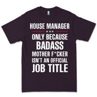 Plum gift for badass house manager Premium Tee - DesigneFamous