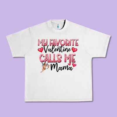 Love Message With Cupid And Hearts Urban Heavy Tee Designed By Cowhidedigitalart