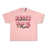 Salmon love message with cupid and hearts Urban Heavy Tee - CowhideDigitalArt