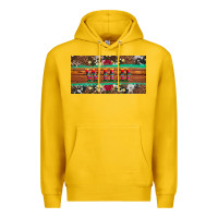 Lemon western wild and floral leopard  cowhide licanse plate Premium Hoodie - Artiststas