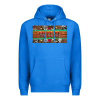 True Royal western wild and floral leopard  cowhide licanse plate Premium Hoodie - Artiststas