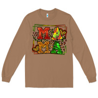 Toasted Coconut juneteenth leopard frame mama Mother's Day Long Sleeve Tee - LillyAllenDesigns