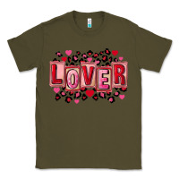 Army Green Valentine's Day lover Classic Tee - FaDigitalArtStudio