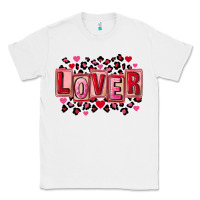 White Valentine's Day lover Classic Tee - FaDigitalArtStudio