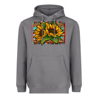 Storm sunflower serape leopard background Heavyweight Hoodie - Jasminsmagicworld