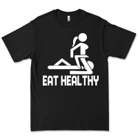Black eat healthy Premium Tee - DesigneFamous