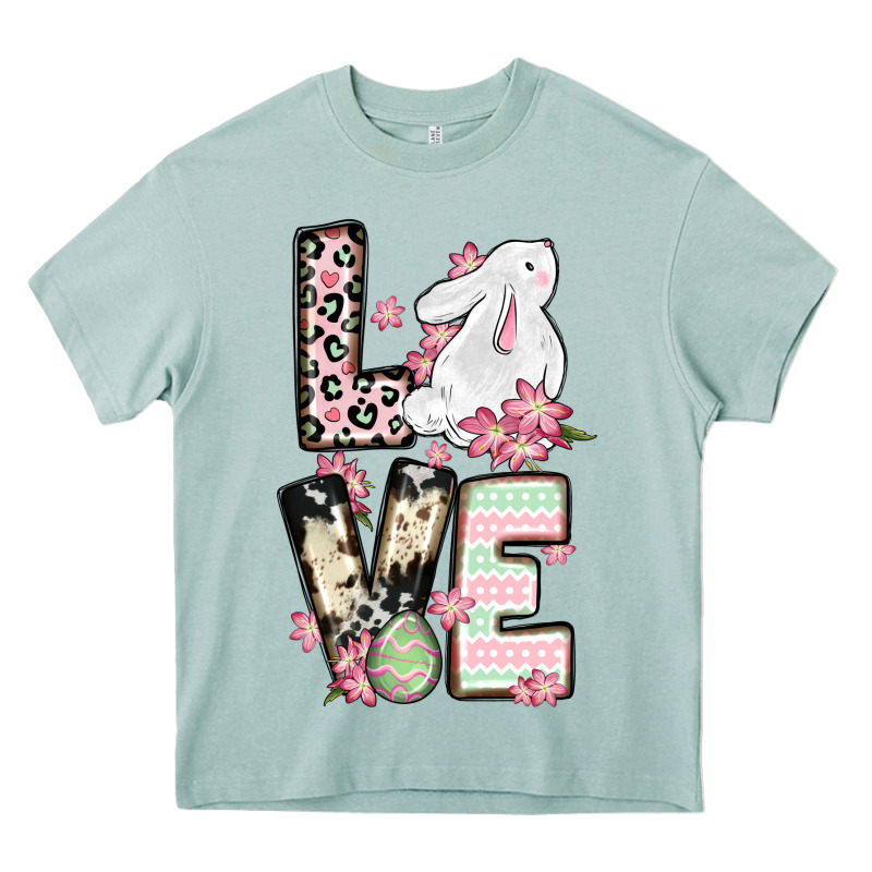 Love Easter Bunny Heavy Core Tee by OliviaCreatesArt | Teevron