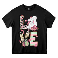 Black Love Easter bunny Heavy Core Tee - OliviaCreatesArt