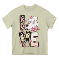 Mossy Love Easter bunny Heavy Core Tee - OliviaCreatesArt