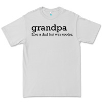 Dove Grey grandpa Premium Tee - DesigneFamous