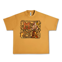 Peanut Butter Melanin leopard frame mama Mother's Day Urban Heavy Tee - LillyAllenDesigns