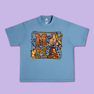 Melanin Leopard Frame Mama Mother's Day Urban Heavy Tee Designed By Lillyallendesigns