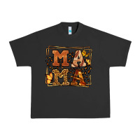 Pigment Black Melanin leopard frame mama Mother's Day Urban Heavy Tee - LillyAllenDesigns