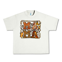 Pistachio Melanin leopard frame mama Mother's Day Urban Heavy Tee - LillyAllenDesigns