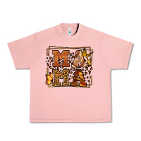 Salmon Melanin leopard frame mama Mother's Day Urban Heavy Tee - LillyAllenDesigns