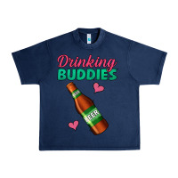Navy Drinking Buddies Urban Heavy Tee - Jasminsmagicworld