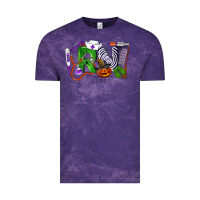 Cloud Purple Halloween RN Registered NurseHalloween RN Register Vintage Tee - LillyAllenDesigns