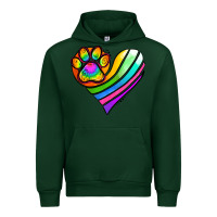 Foreset Green Pride Heart Urban Hoodie - Jasminsmagicworld